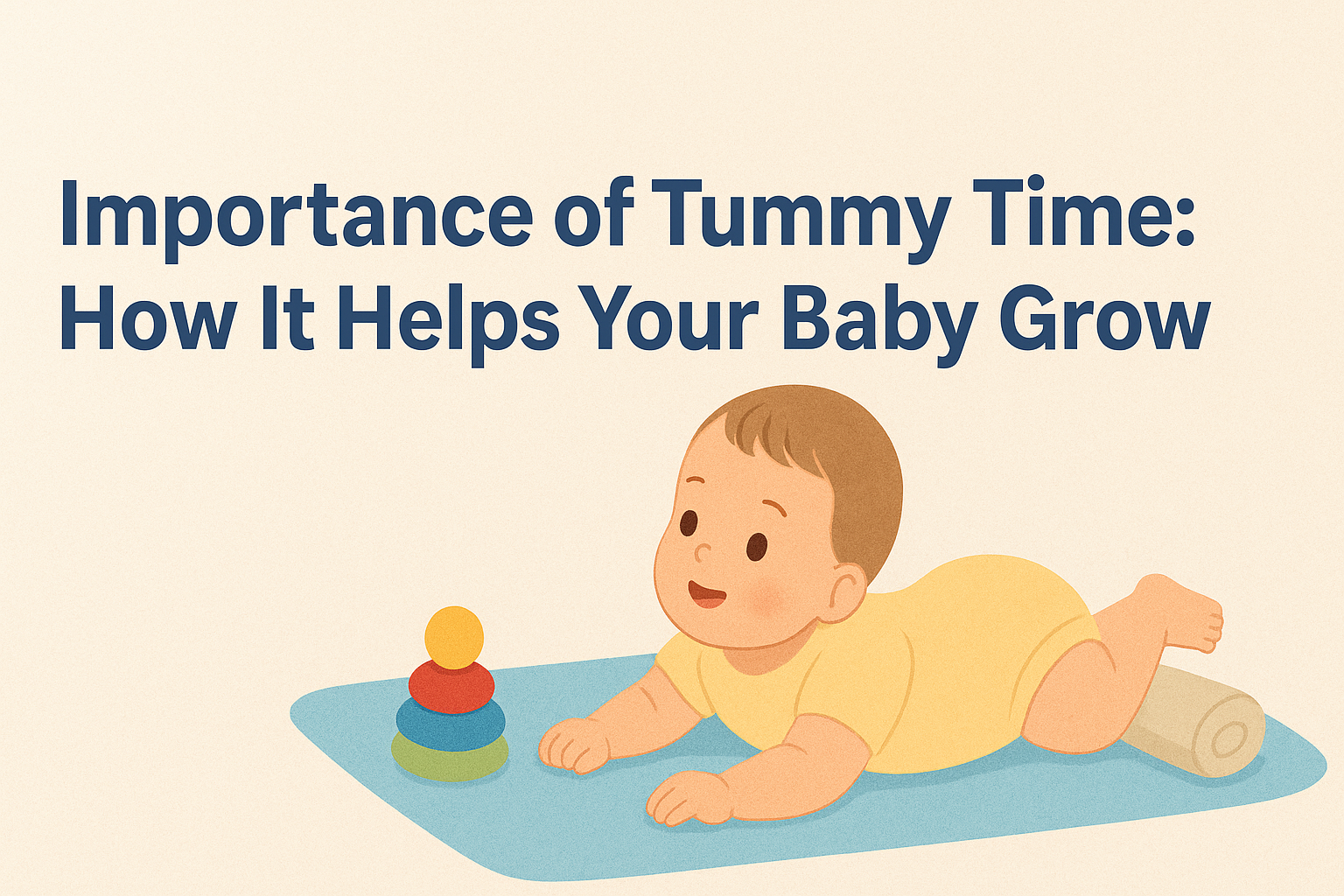 Importance of Tummy Time: How It Helps Your Baby to Grow